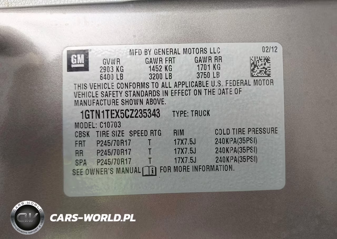2012 GMC Sierra 1500 Work Truck VIN:1GTN1TEX5CZ235343 - 9