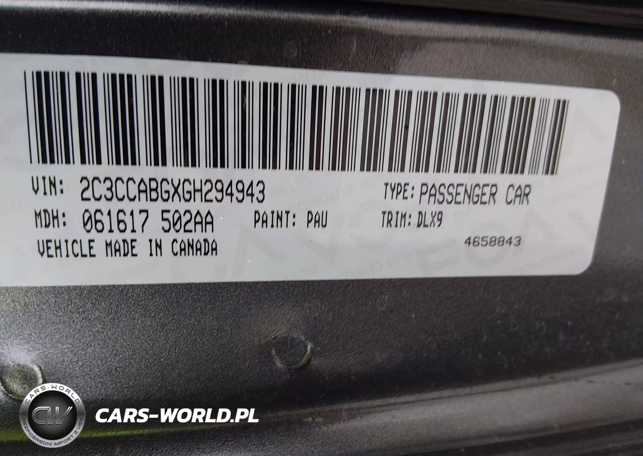 2016 Chrysler 300 300S VIN:2C3CCABGXGH294943 - 9