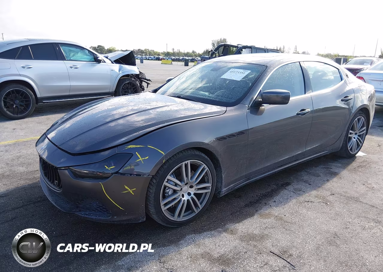 2014 Maserati Ghibli S VIN:ZAM57RTAXE1125207 - 2
