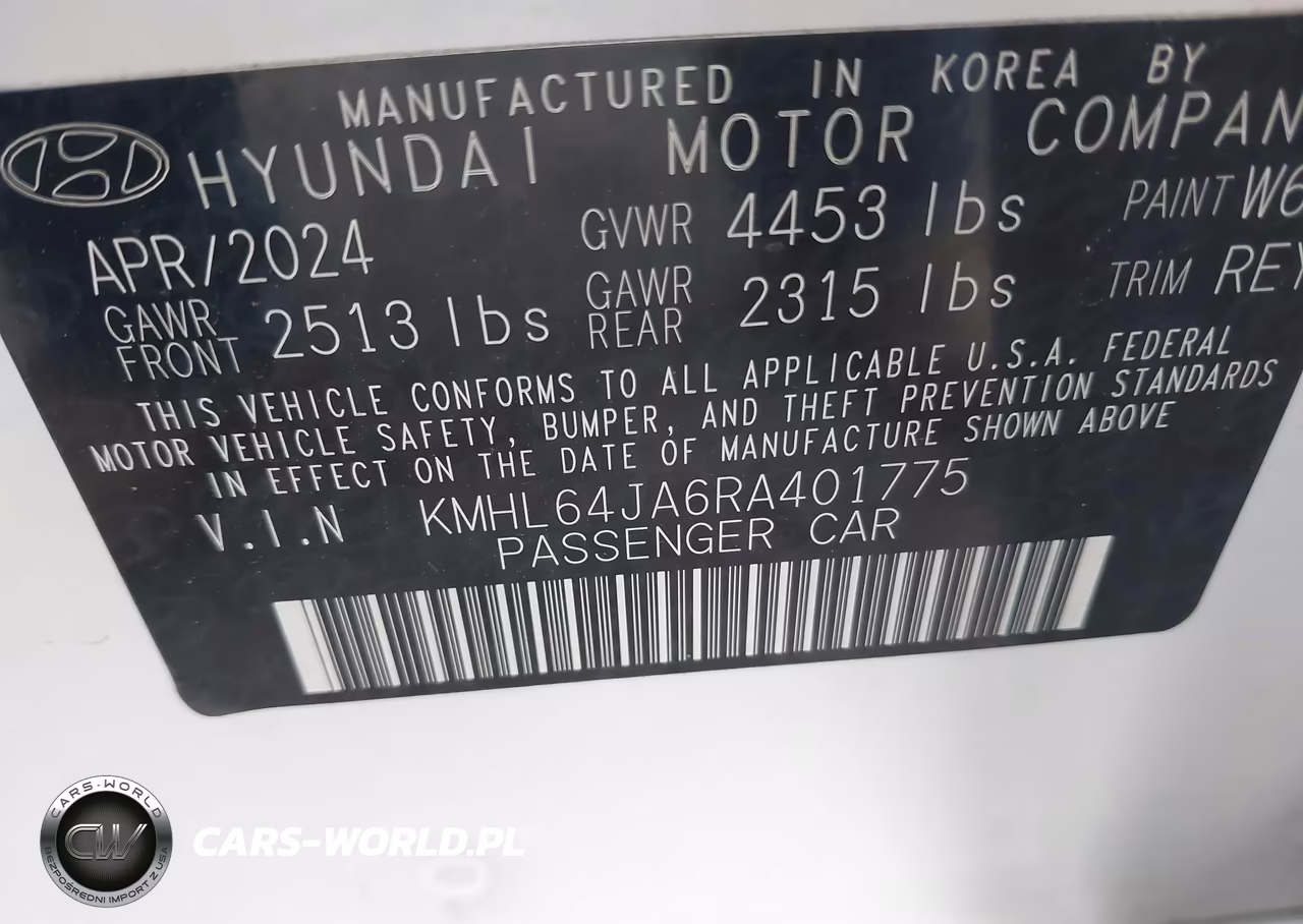 2024 Hyundai Sonata Sel VIN:KMHL64JA6RA401775 - 9