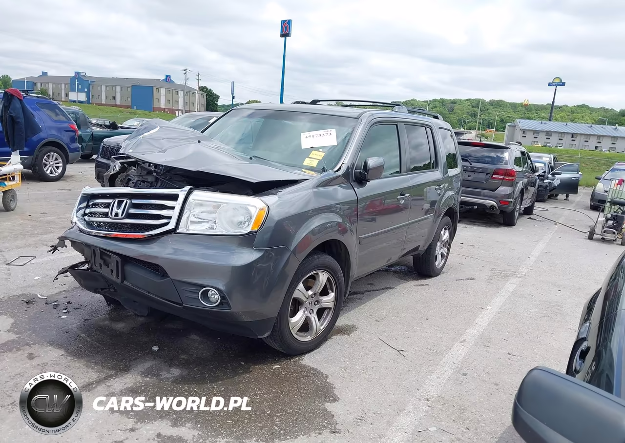 2013 Honda Pilot Ex-L VIN:5FNYF4H53DB040895 - 2