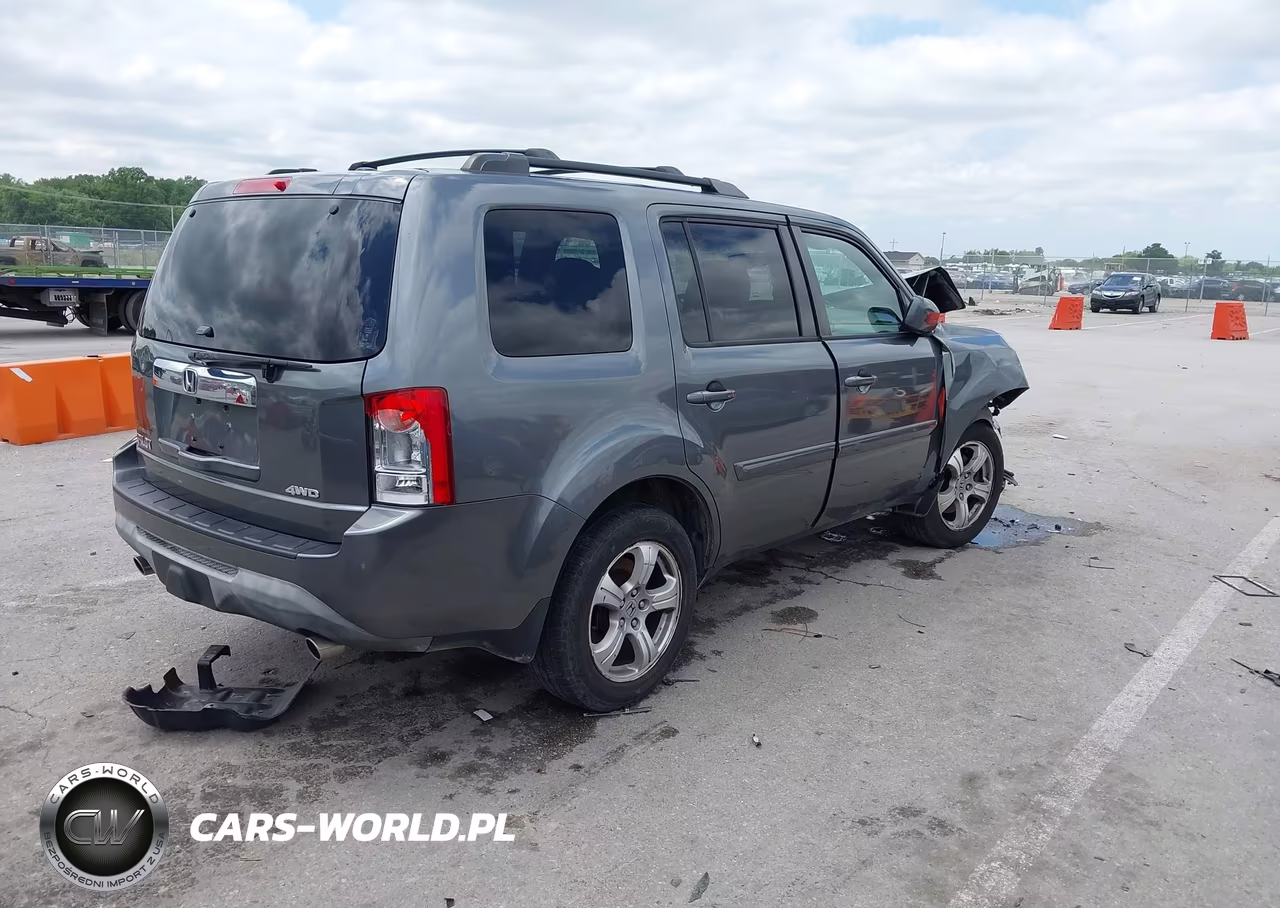 2013 Honda Pilot Ex-L VIN:5FNYF4H53DB040895 - 4