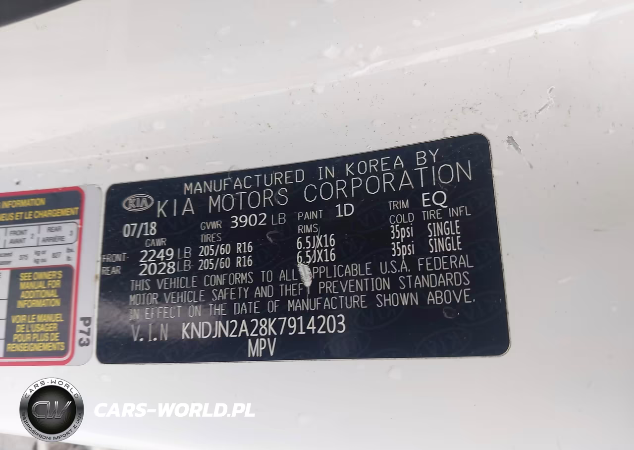 2019 Kia Soul VIN:KNDJN2A28K7914203 - 9