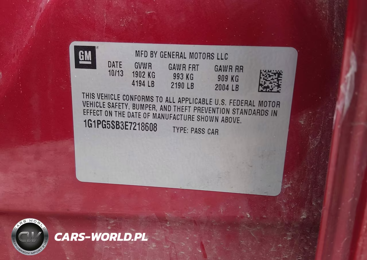 2014 Chevrolet Cruze Ltz VIN:1G1PG5SB3E7218608 - 9