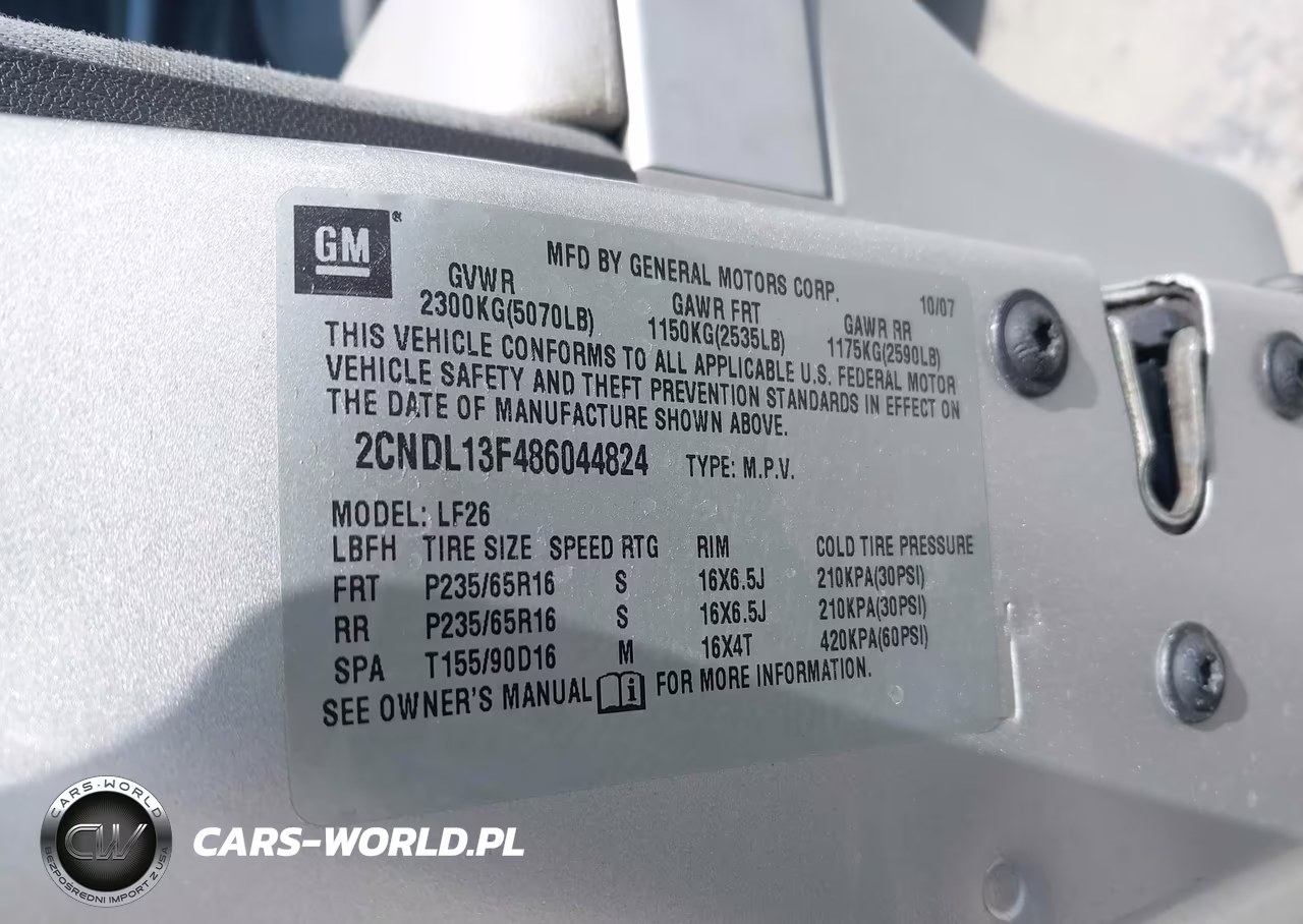 2008 Chevrolet Equinox Ls VIN:2CNDL13F486044824 - 9