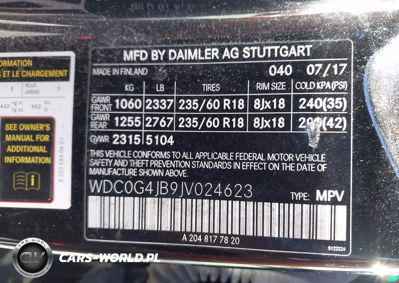 2018 Mercedes-Benz Glc 300 VIN:WDC0G4JB9JV024623 - 9