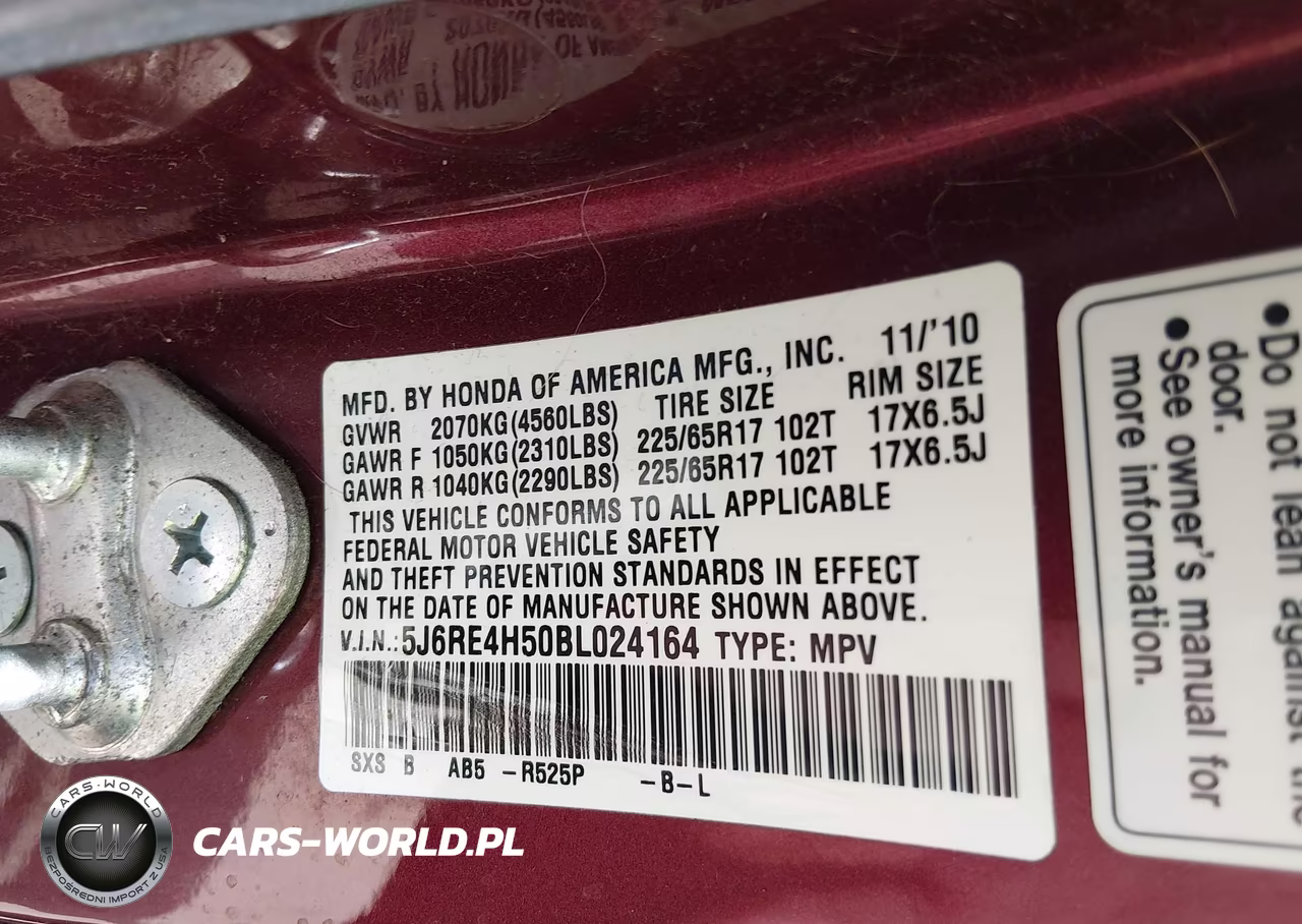 2011 Honda Cr-V Ex VIN:5J6RE4H50BL024164 - 9