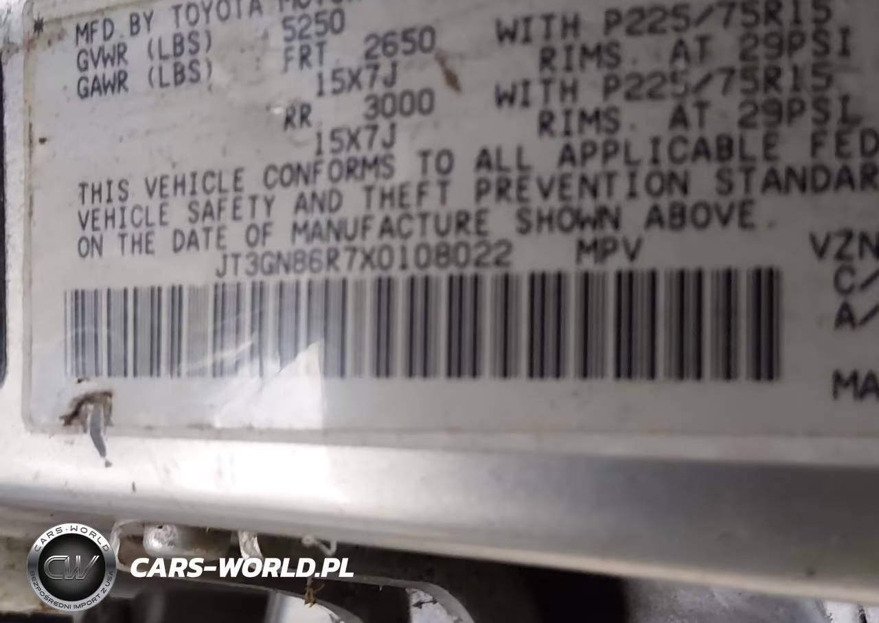 1999 Toyota 4Runner Sr5 V6 VIN:JT3GN86R7X0108022 - 9