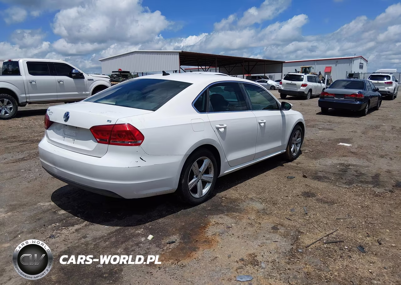 2012 Volkswagen Passat 2.5L Se VIN:1VWBH7A34CC080969 - 4