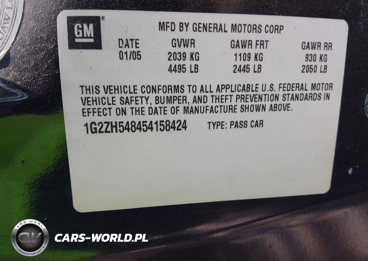 2005 Pontiac G6 Gt VIN:1G2ZH548454158424 - 9