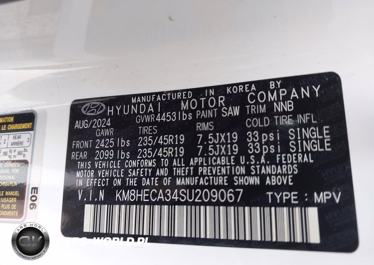 2025 Hyundai Kona Limited VIN:KM8HECA34SU209067 - 9