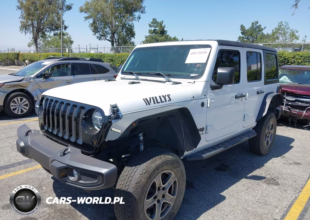 2021 Jeep Wrangler Unlimited Willys 4X4 VIN:1C4HJXDN7MW646525 - 2