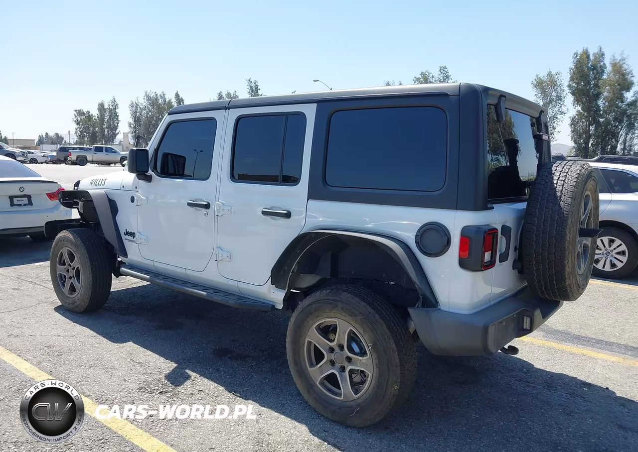 2021 Jeep Wrangler Unlimited Willys 4X4 VIN:1C4HJXDN7MW646525 - 3