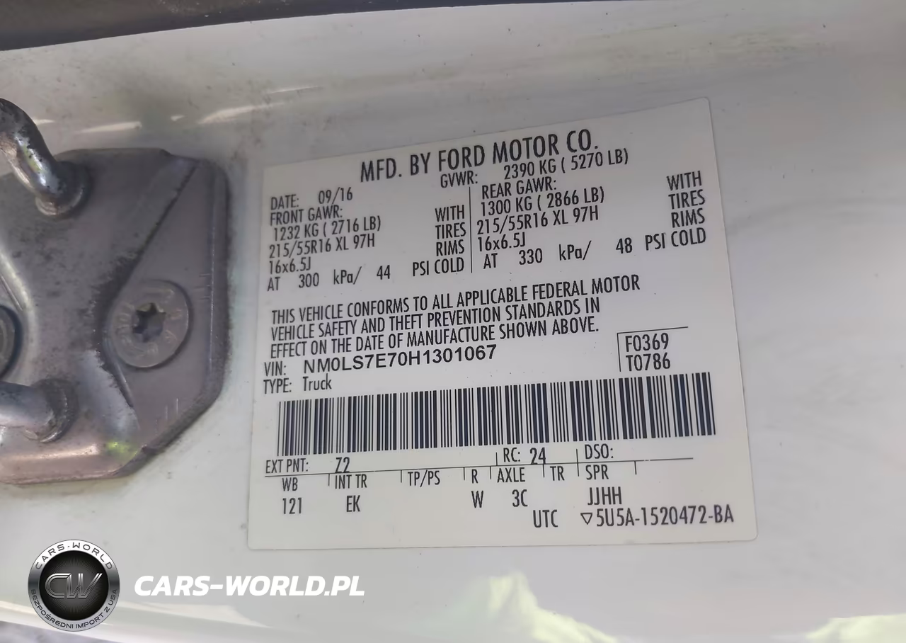 2017 Ford Transit Connect Xl VIN:NM0LS7E70H1301067 - 9