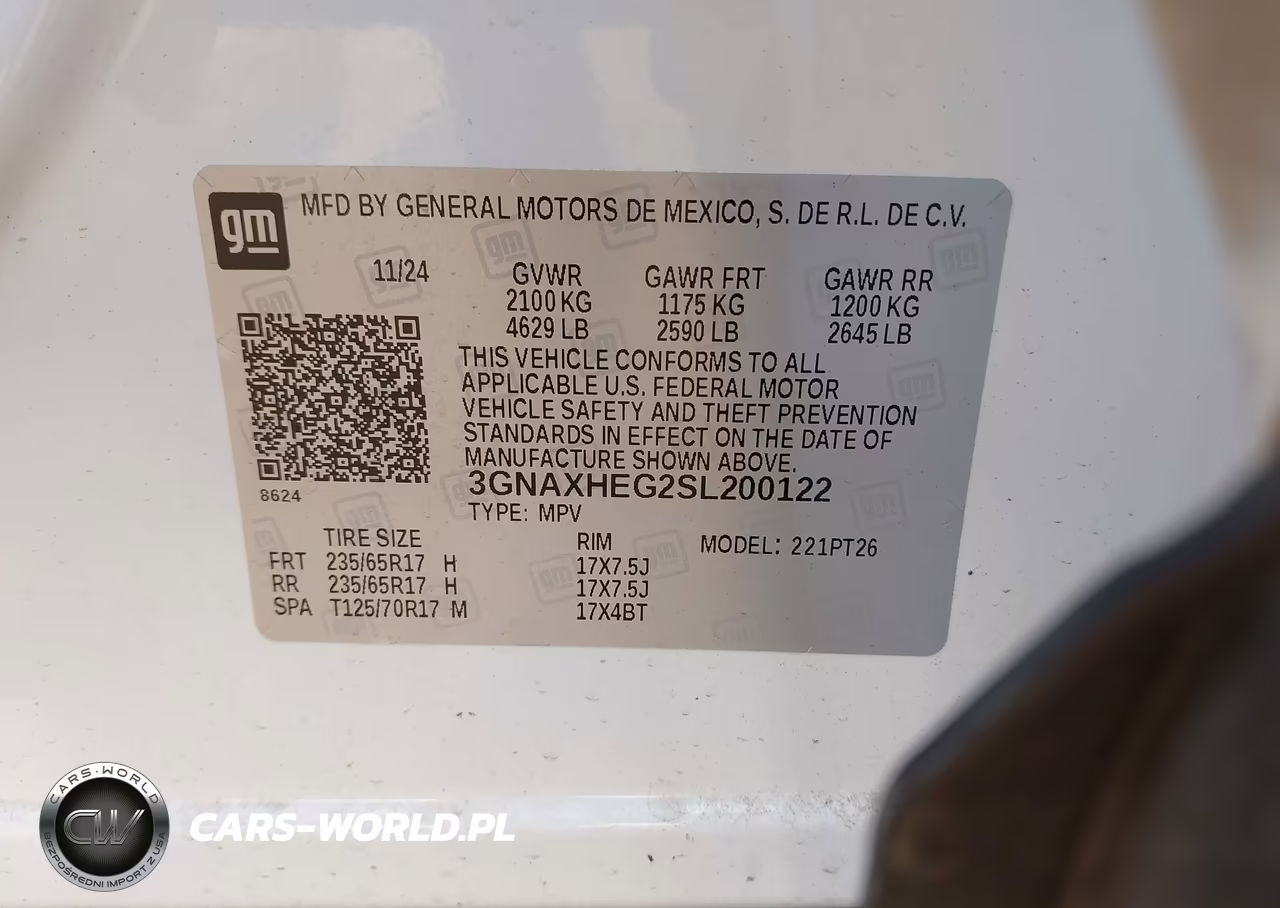 2025 Chevrolet Equinox Fwd Lt VIN:3GNAXHEG2SL200122 - 9