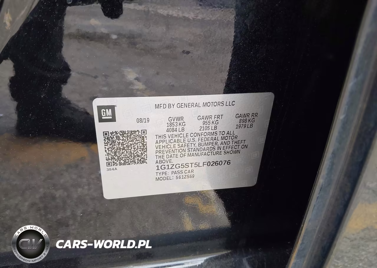 2020 Chevrolet Malibu Fwd Rs VIN:1G1ZG5ST5LF026076 - 9