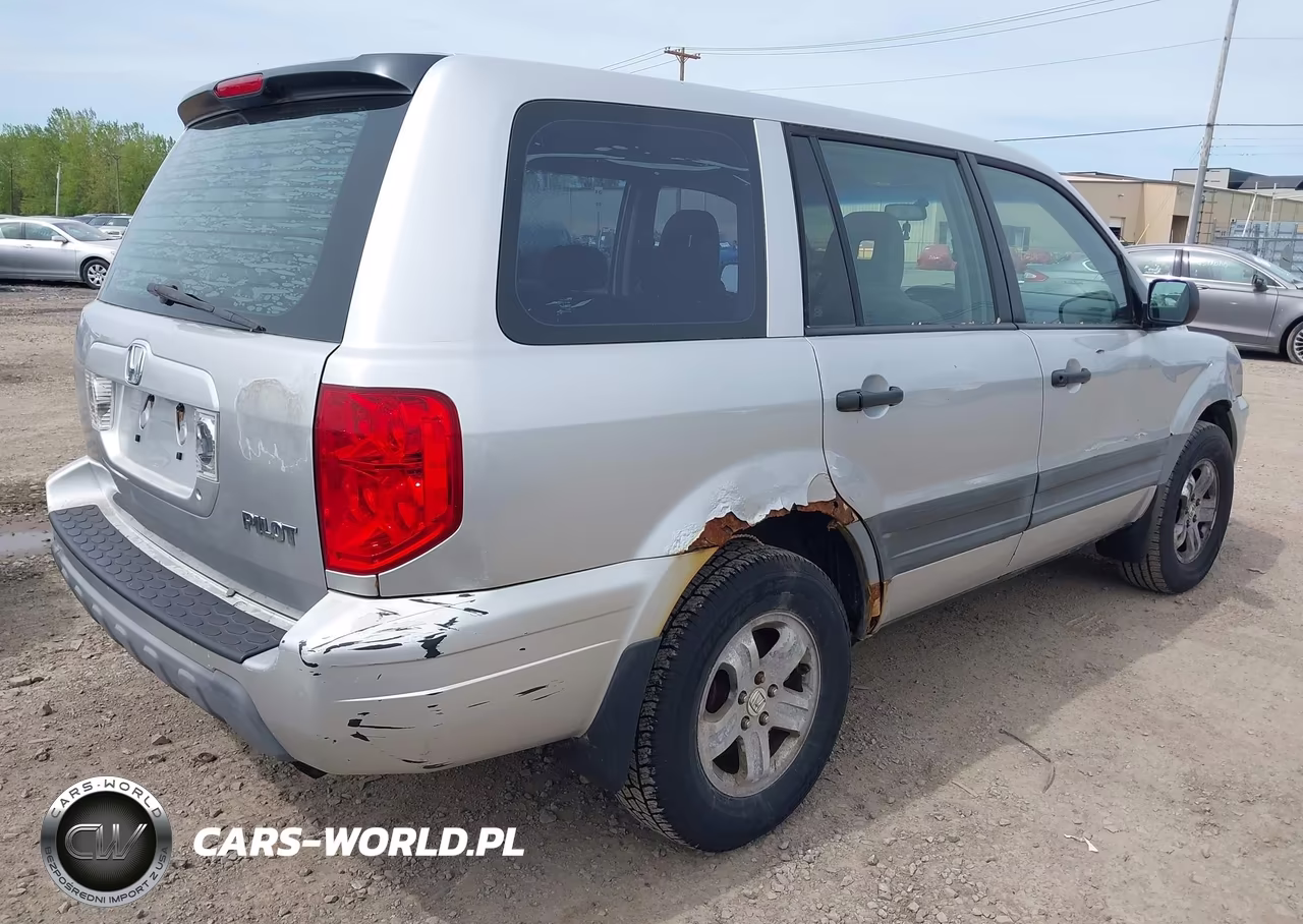 2005 Honda Pilot Lx VIN:2HKYF18135H572324 - 4