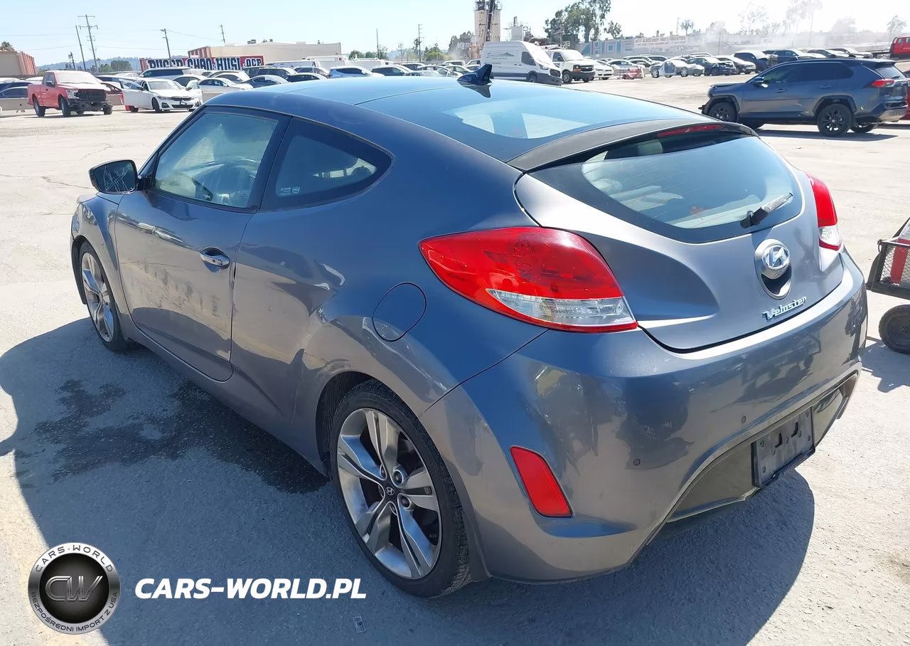 2012 Hyundai Veloster Base W-Black VIN:KMHTC6AD2CU060718 - 3