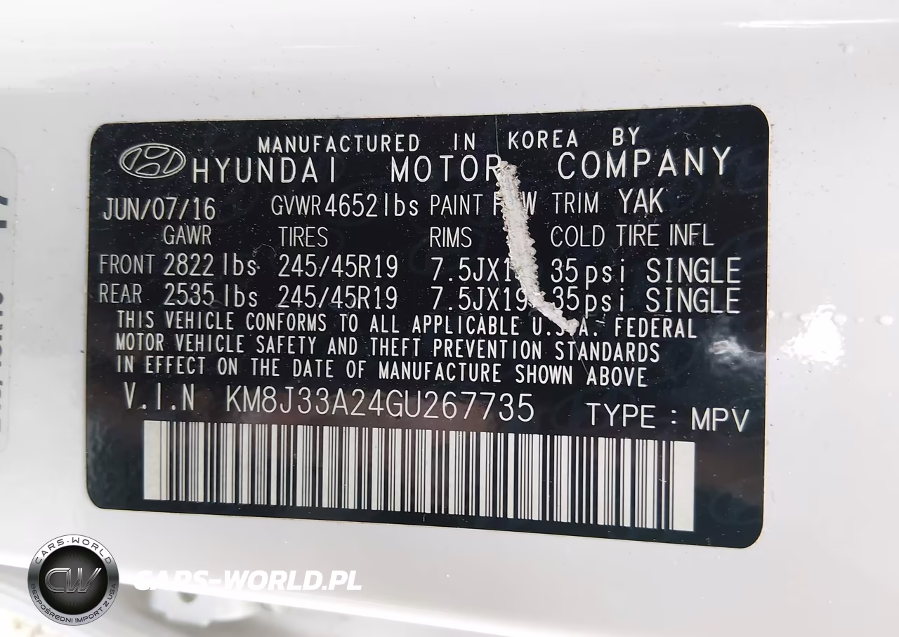 2016 Hyundai Tucson Limited VIN:KM8J33A24GU267735 - 9