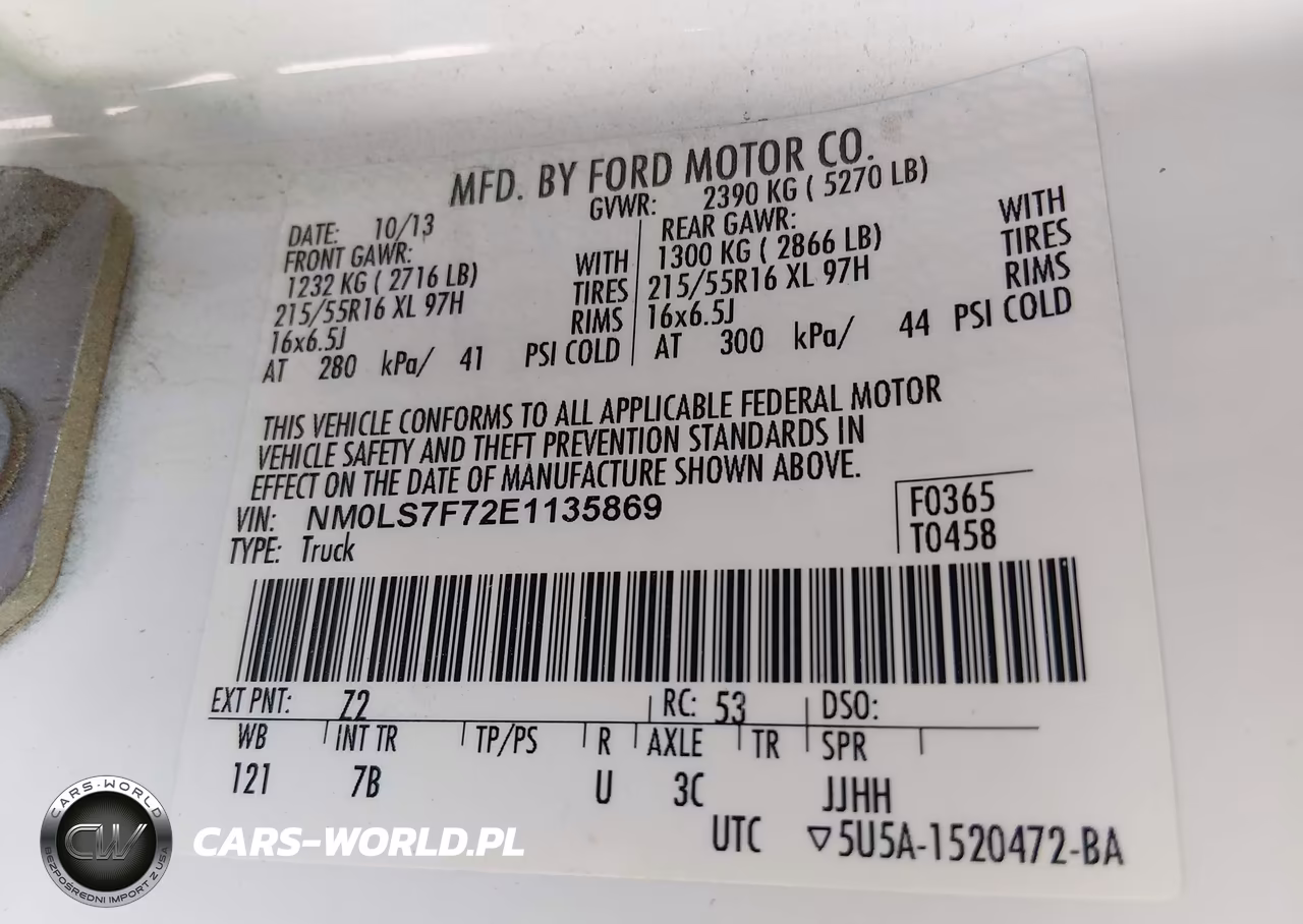 2014 Ford Transit Connect Xlt VIN:NM0LS7F72E1135869 - 9