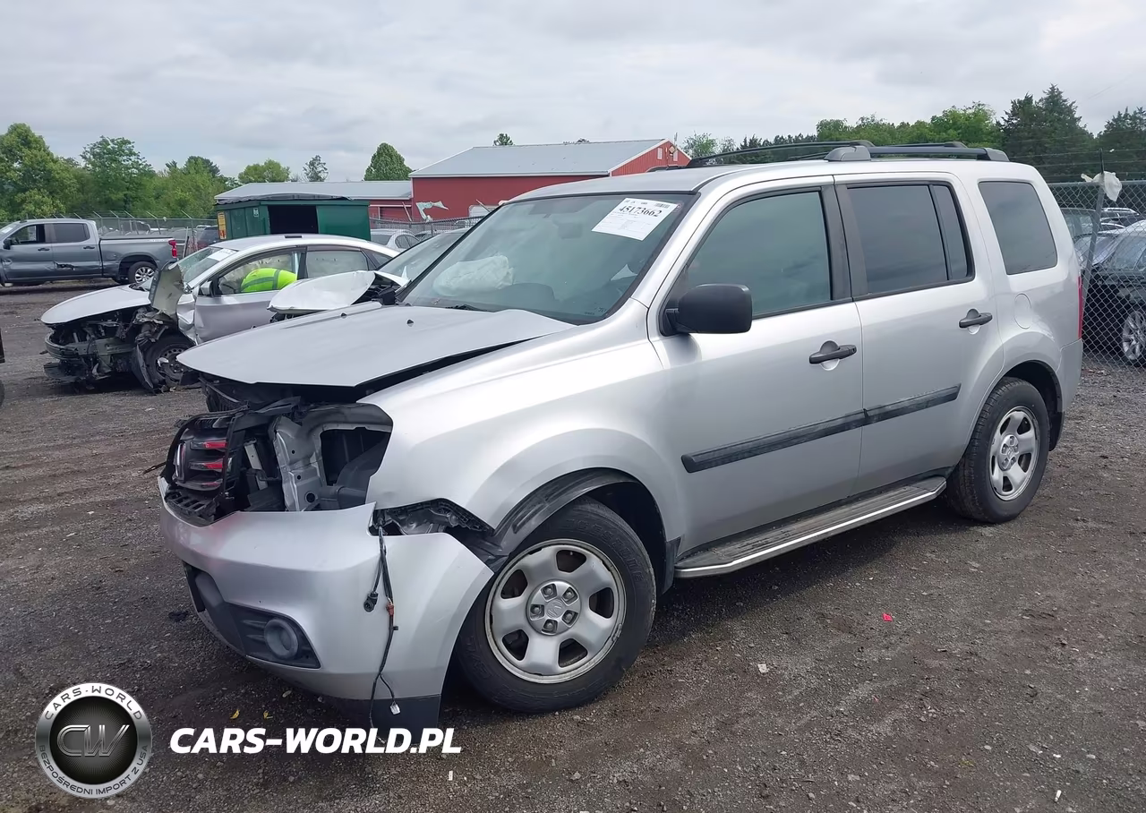 2015 Honda Pilot Lx VIN:5FNYF4H27FB077246 - 2