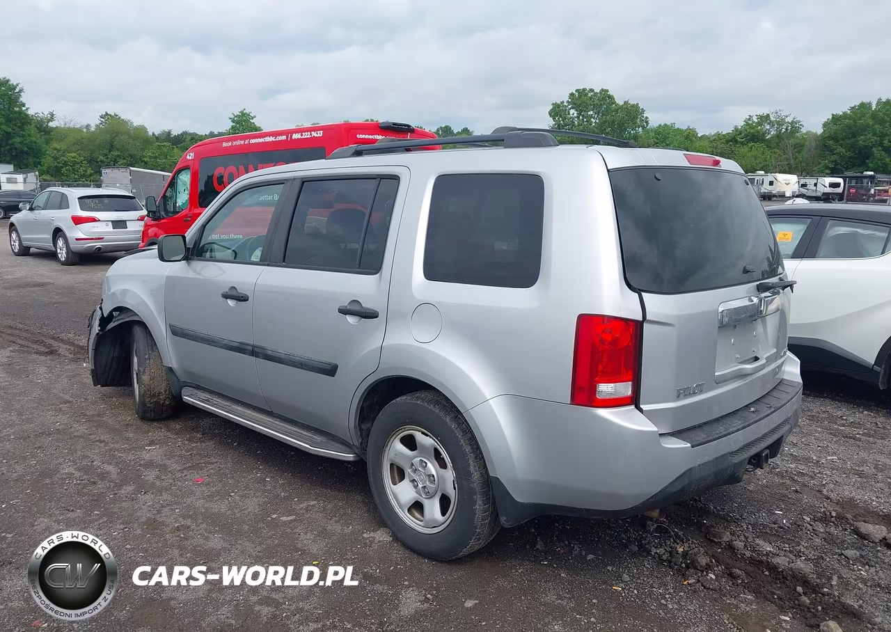 2015 Honda Pilot Lx VIN:5FNYF4H27FB077246 - 3
