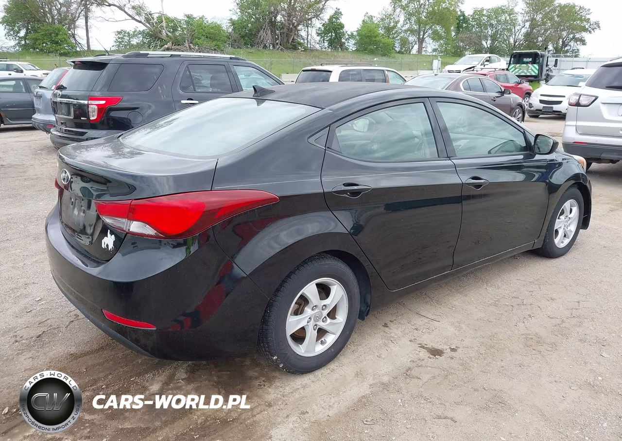 2014 Hyundai Elantra Se VIN:KMHDH4AE7EU043340 - 4