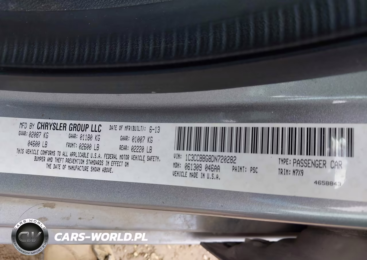 2013 Chrysler 200 Touring VIN:1C3CCBBG8DN720282 - 9