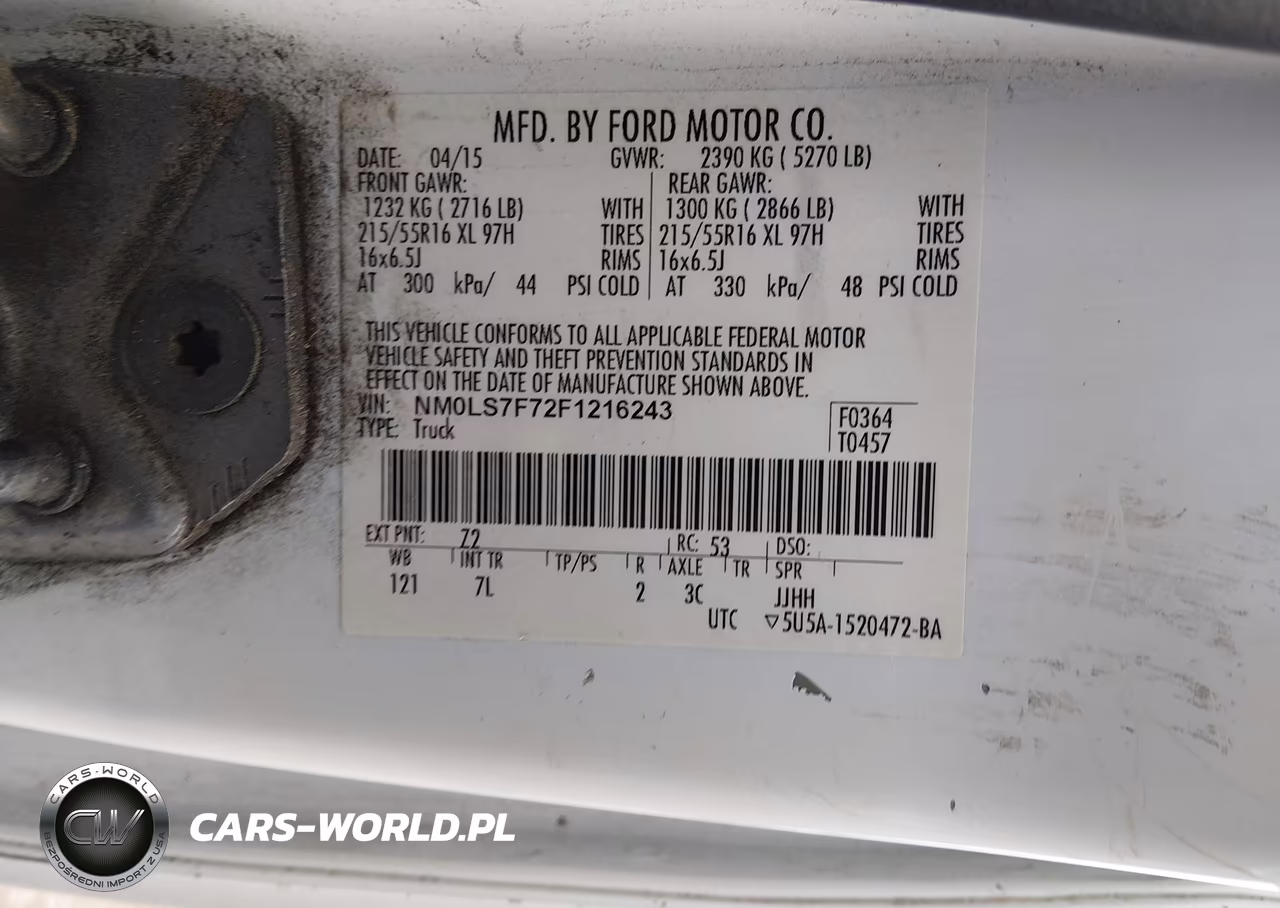 2015 Ford Transit Connect Xlt VIN:NM0LS7F72F1216243 - 9