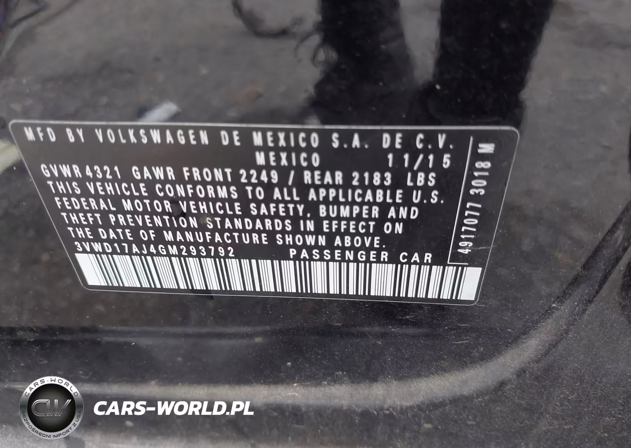 2016 Volkswagen Jetta 1.8T Sport VIN:3VWD17AJ4GM293792 - 9
