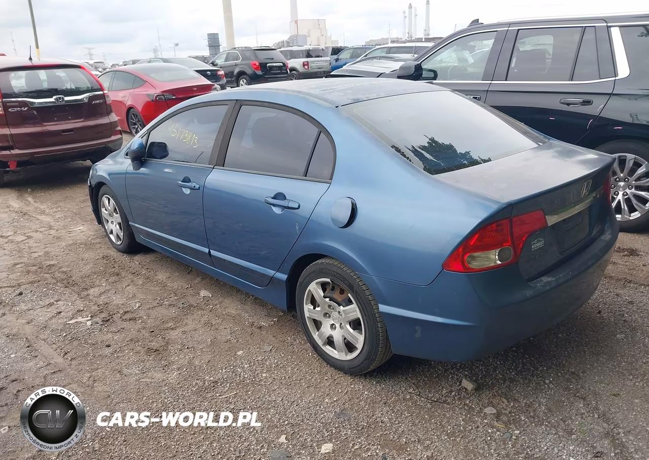2010 Honda Civic Lx VIN:19XFA1F5XAE005294 - 3