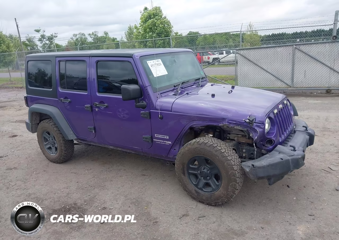 2018 Jeep Wrangler Jk Unlimited Sport Rhd 4X4 – zdjęcie 1 z 17