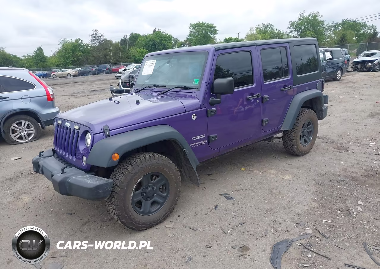 2018 Jeep Wrangler Jk Unlimited Sport Rhd 4X4 VIN:1C4BJWKGXJL836949 - 2