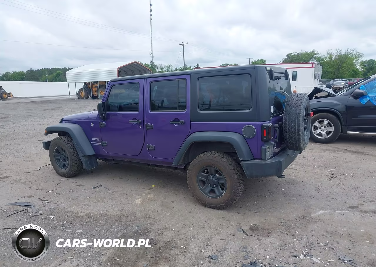 2018 Jeep Wrangler Jk Unlimited Sport Rhd 4X4 VIN:1C4BJWKGXJL836949 - 3