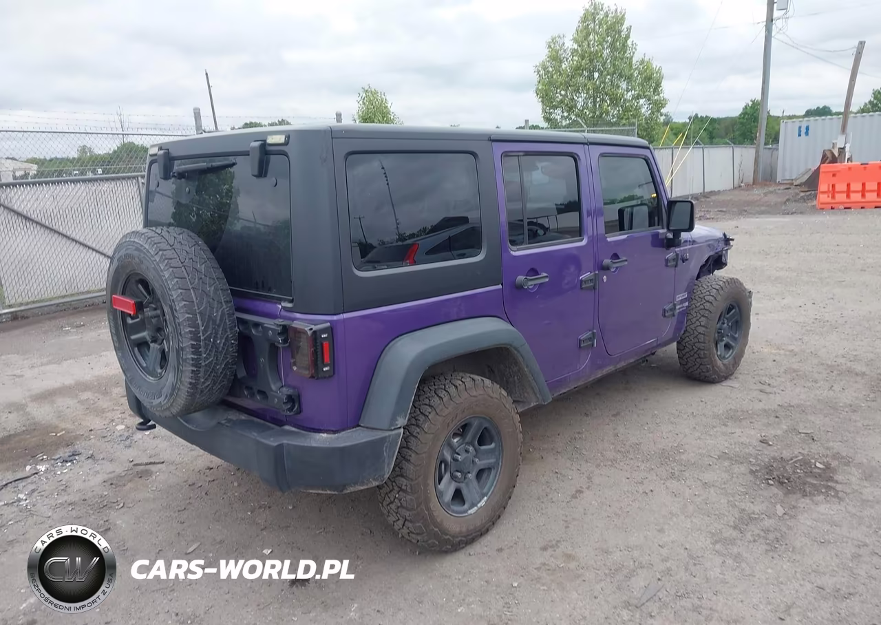 2018 Jeep Wrangler Jk Unlimited Sport Rhd 4X4 VIN:1C4BJWKGXJL836949 - 4