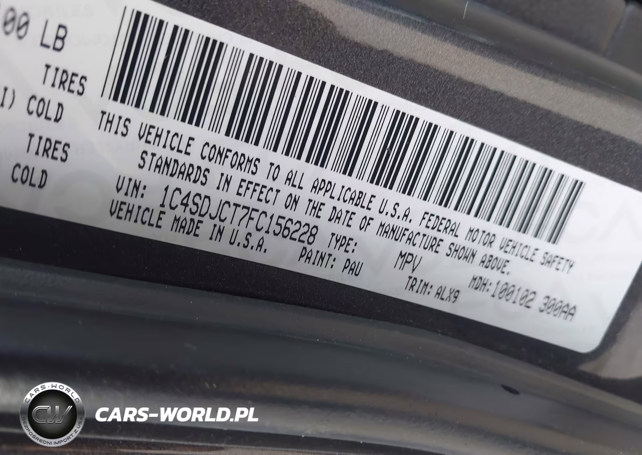 2015 Dodge Durango R-T VIN:1C4SDJCT7FC156228 - 9