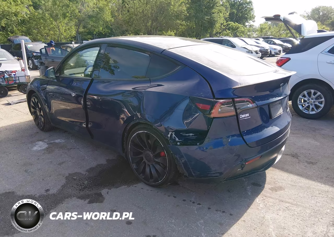 2022 Tesla Model Y Performance Dual Motor All-Wheel Drive VIN:7SAYGDEF0NF443327 - 3