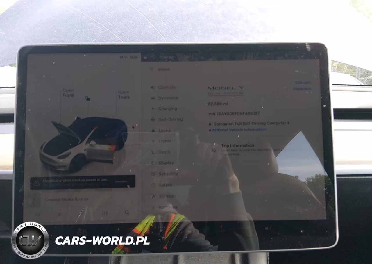 2022 Tesla Model Y Performance Dual Motor All-Wheel Drive VIN:7SAYGDEF0NF443327 - 7