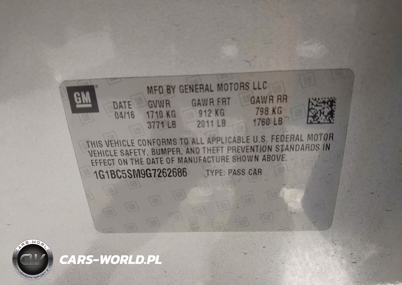 2016 Chevrolet Cruze Ls Auto VIN:1G1BC5SM9G7262686 - 9