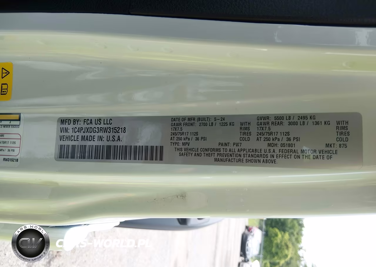 2024 Jeep Wrangler 4-Door Sport S 4X4 VIN:1C4PJXDG3RW315218 - 9