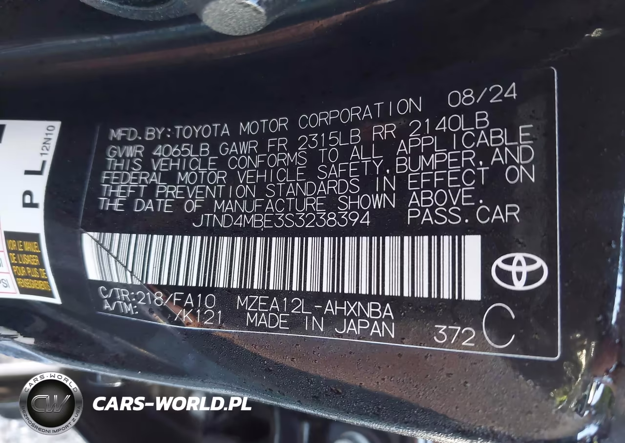 2025 Toyota Corolla Se VIN:JTND4MBE3S3238394 - 9