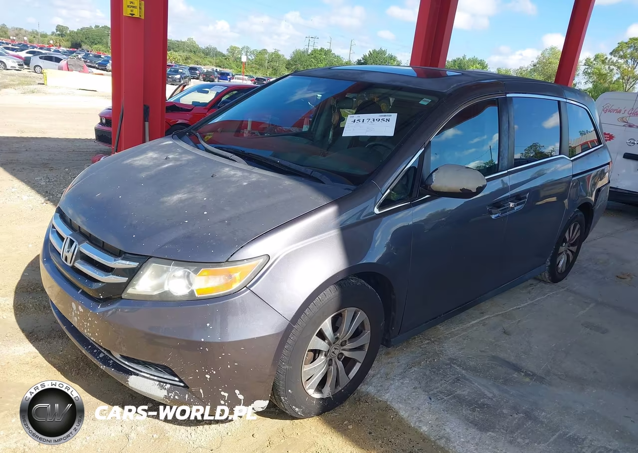 2014 Honda Odyssey Ex-L VIN:5FNRL5H60EB011707 - 2