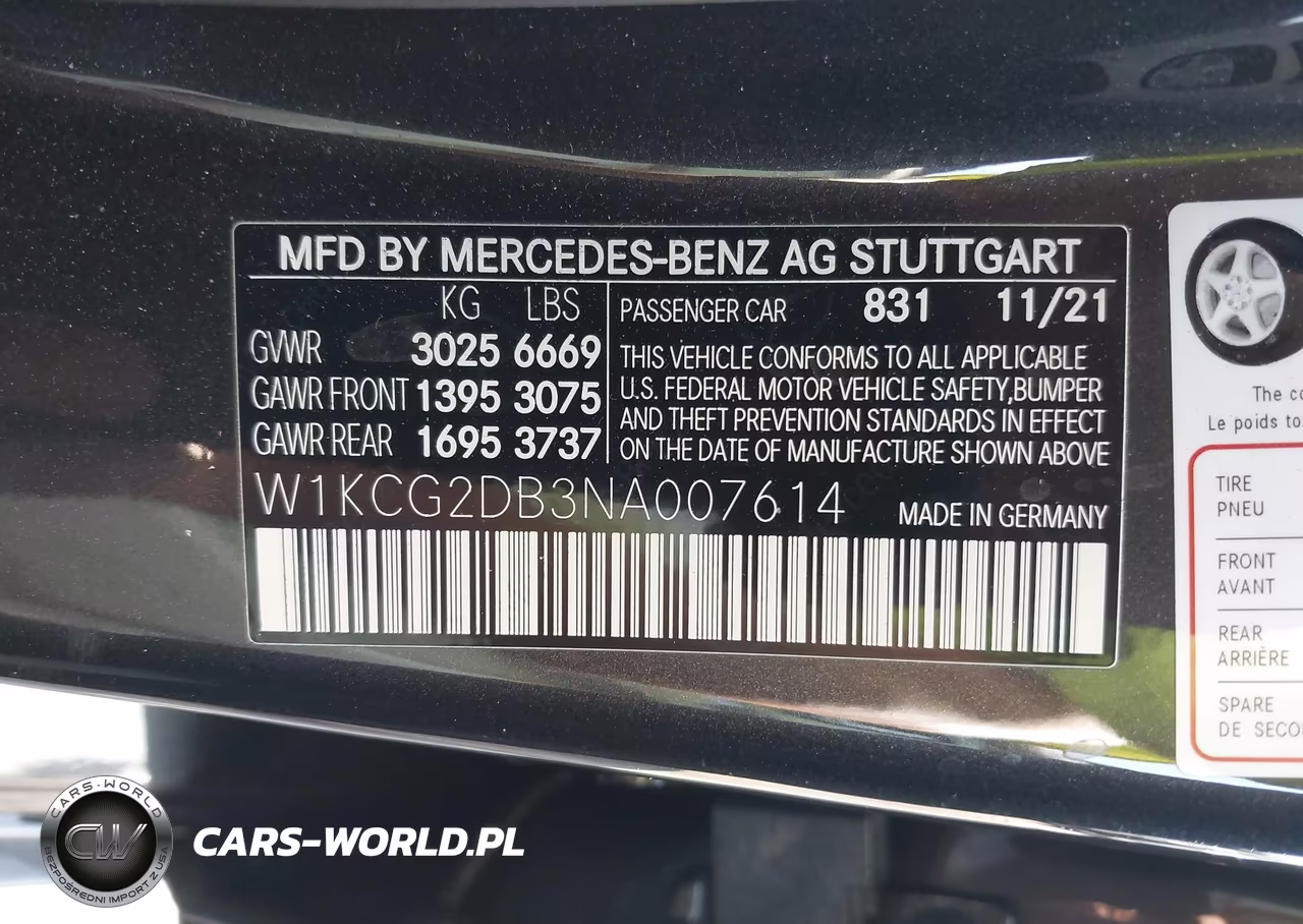 2022 Mercedes-Benz Eqs 450+ VIN:W1KCG2DB3NA007614 - 9