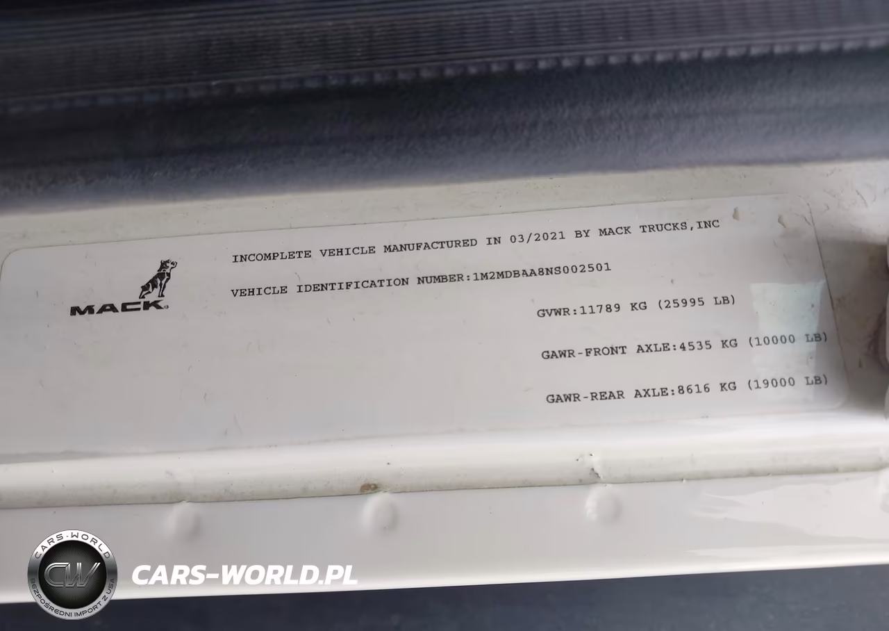 2022 Mack Md VIN:1M2MDBAA8NS002501 - 8