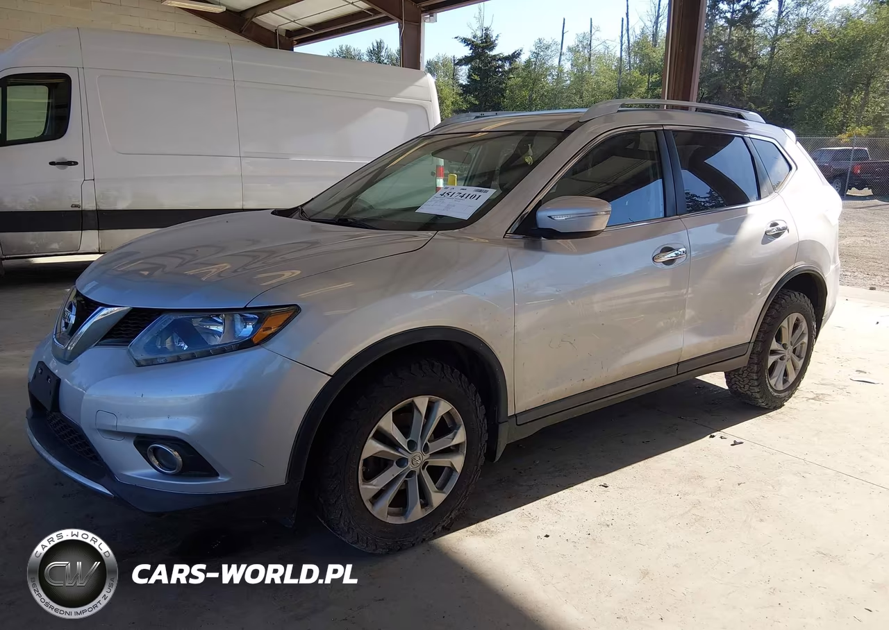 2015 Nissan Rogue S-Sl-Sv VIN:5N1AT2MV9FC824501 - 2
