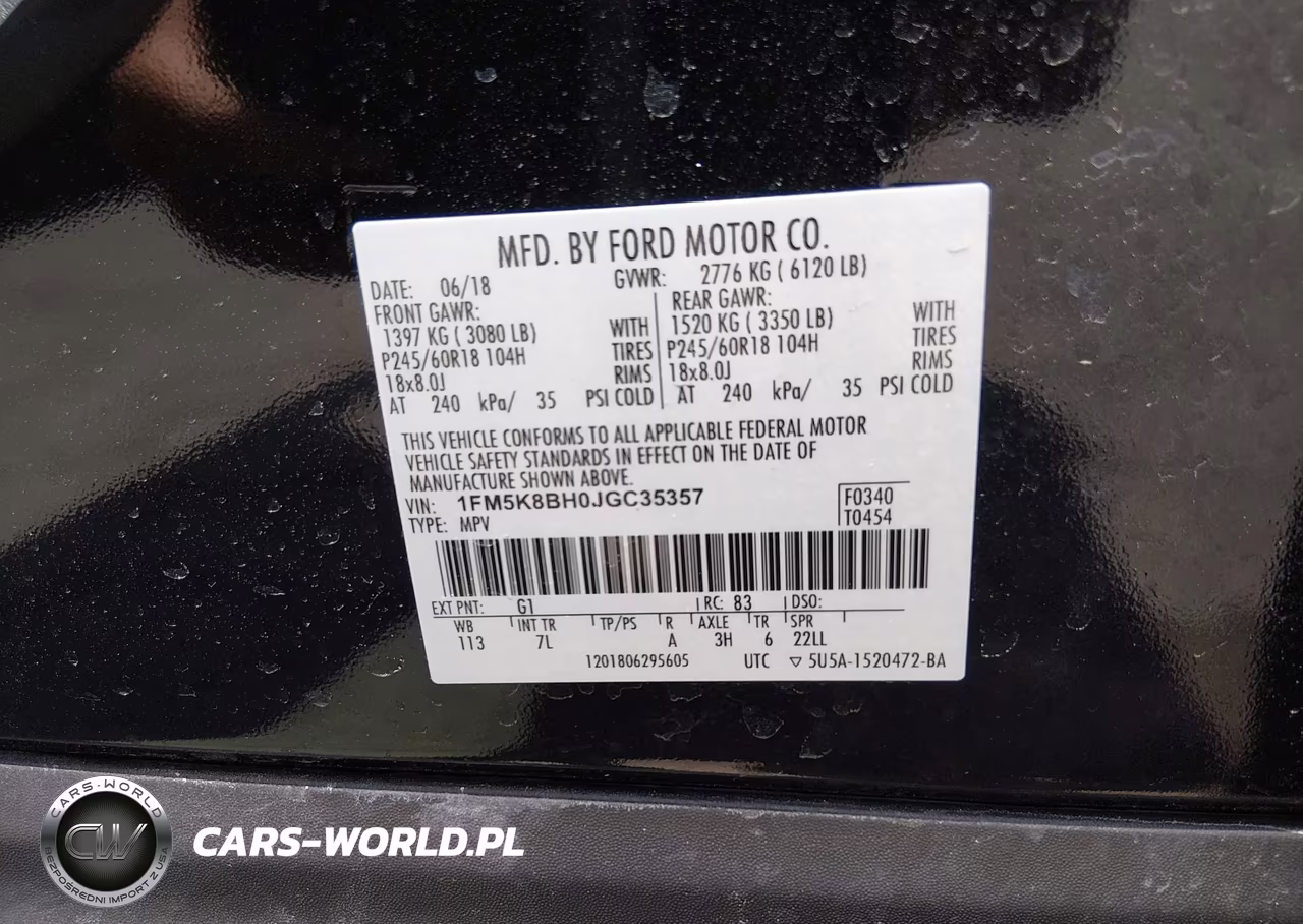 2018 Ford Explorer VIN:1FM5K8BH0JGC35357 - 9