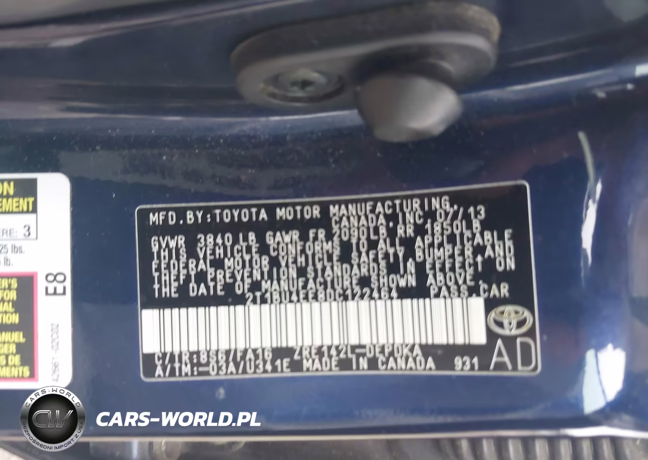 2013 Toyota Corolla L VIN:2T1BU4EE8DC122464 - 9