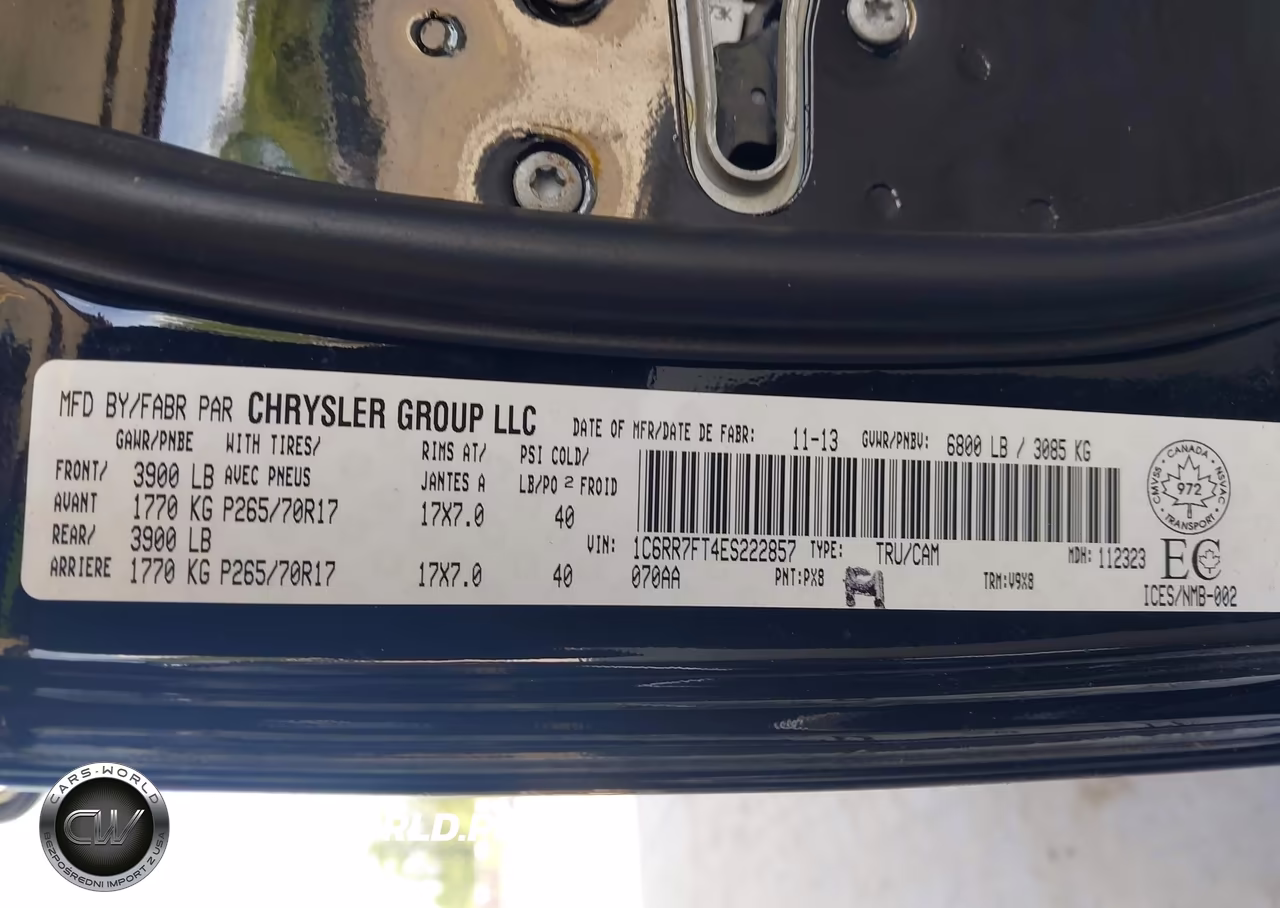 2014 Ram 1500 St VIN:1C6RR7FT4ES222857 - 9