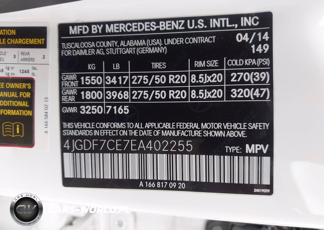 2014 Mercedes-Benz Gl 450 4Matic VIN:4JGDF7CE7EA402255 - 9