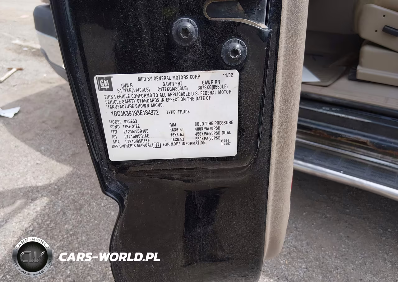 2003 Chevrolet Silverado 3500 Lt VIN:1GCJK39193E184972 - 8